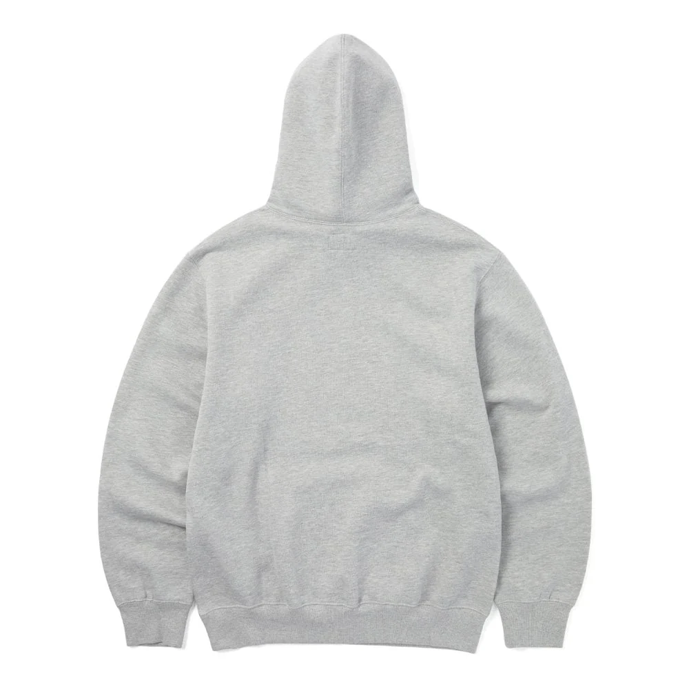 Arch-Logo Hoodie - Grey Heather - Image 2