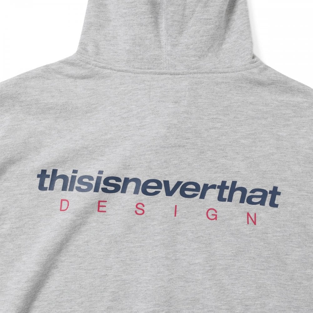 DSN-Logo Zip Hoodie - Grey Heather - Image 8