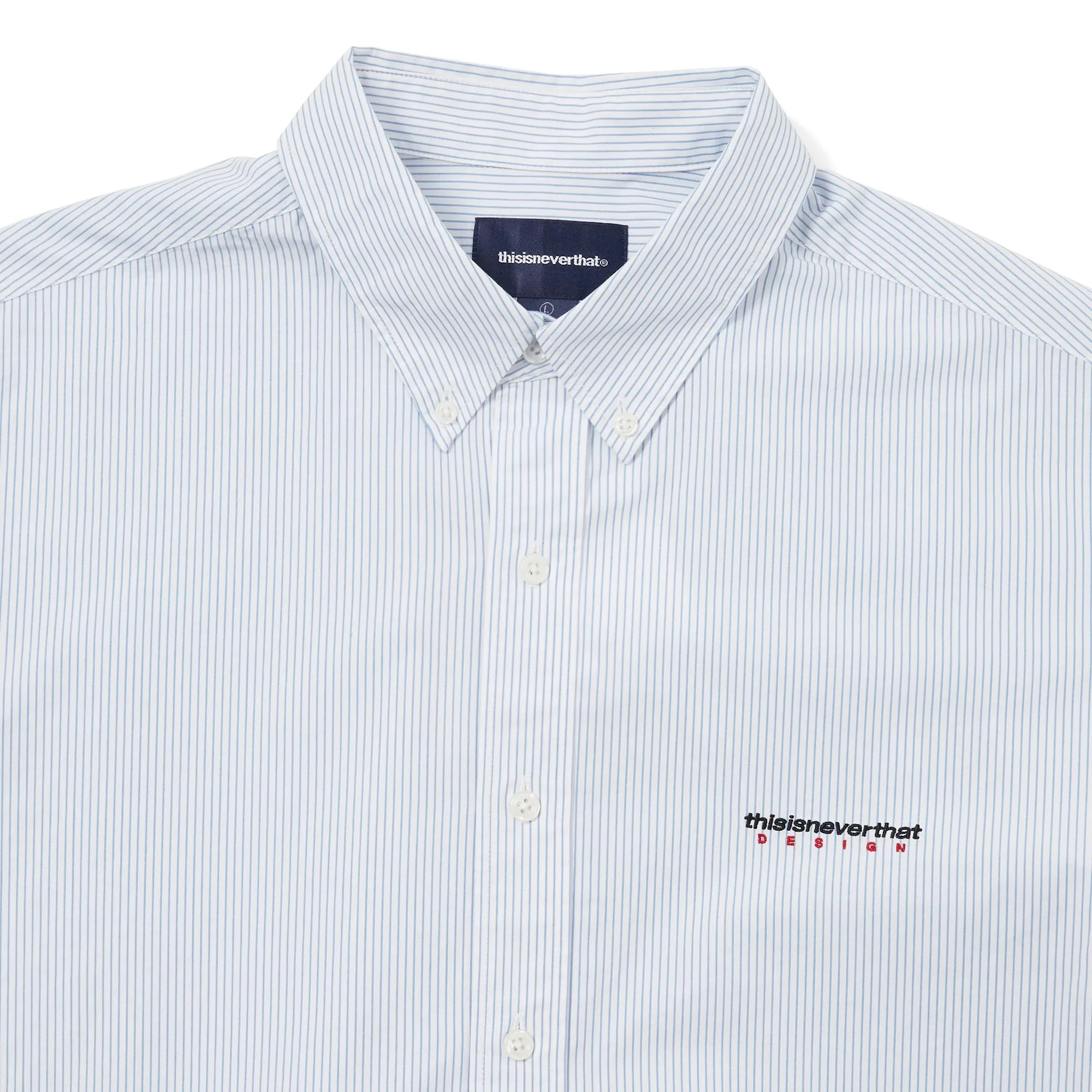 DSN Striped Shirt - White - Image 2