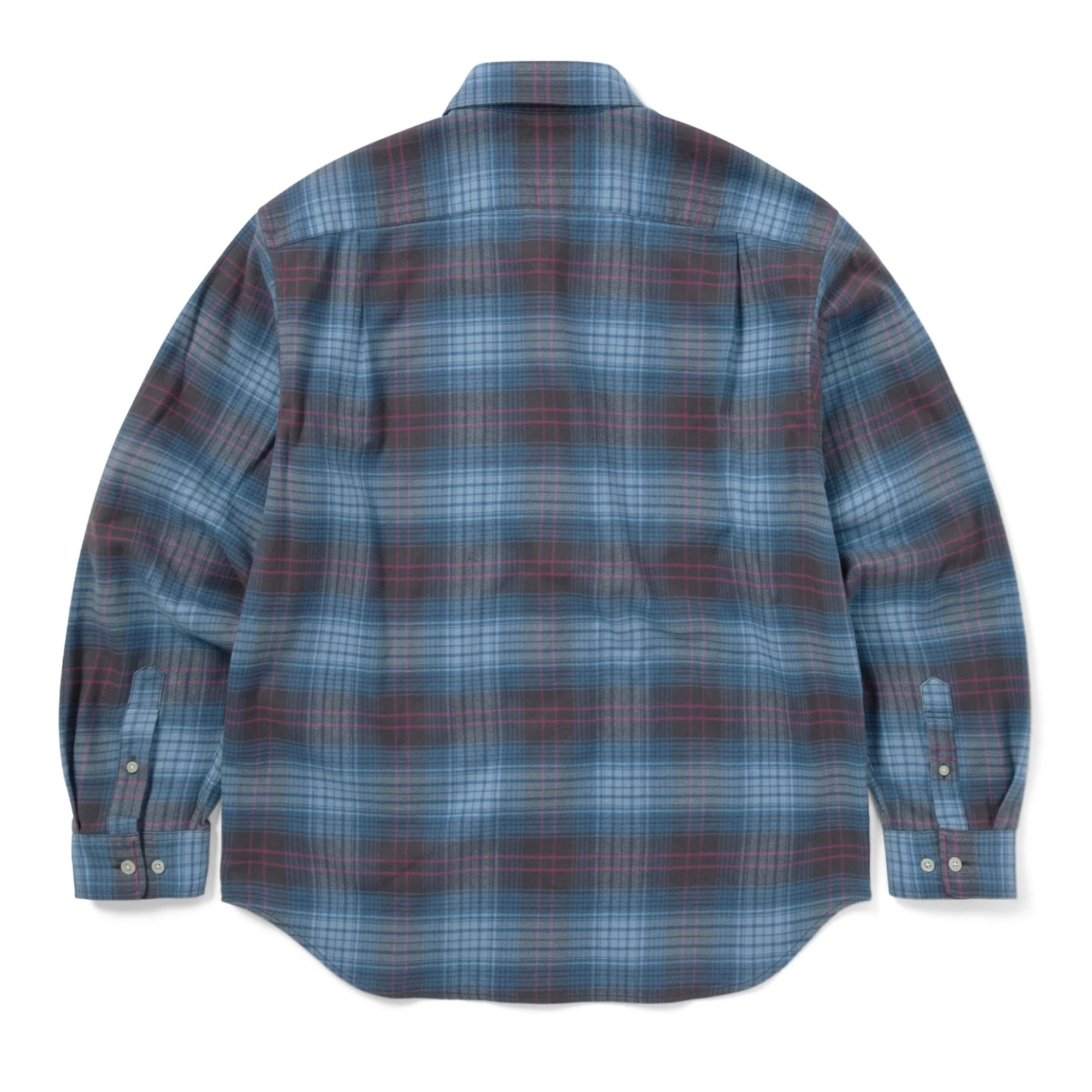 Flannel Check Shirt - Blue - Image 2