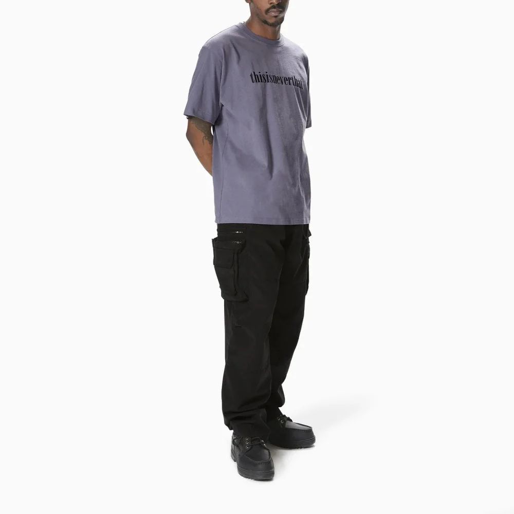 Onyx Logo Tee - Purple Grey - Image 4