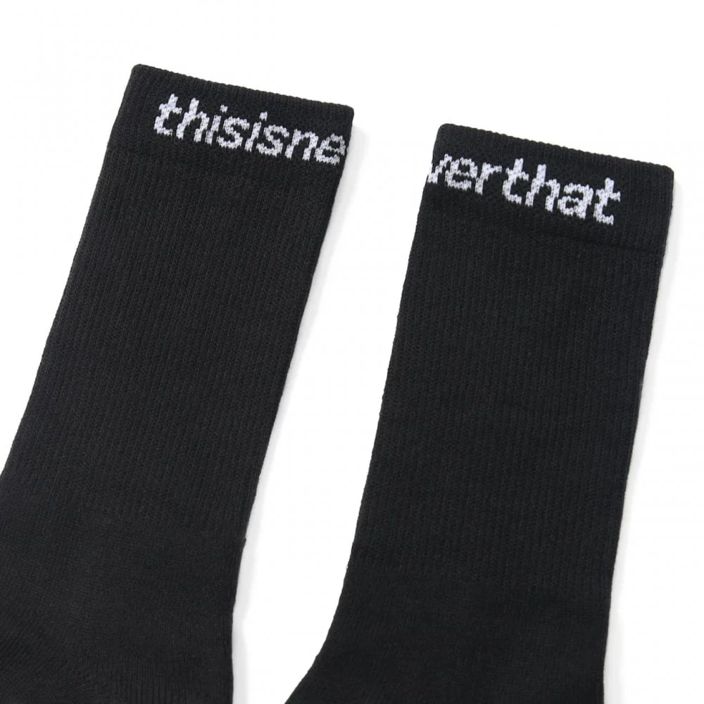 SP-Logo Socks 3 Pack - Black - Image 3