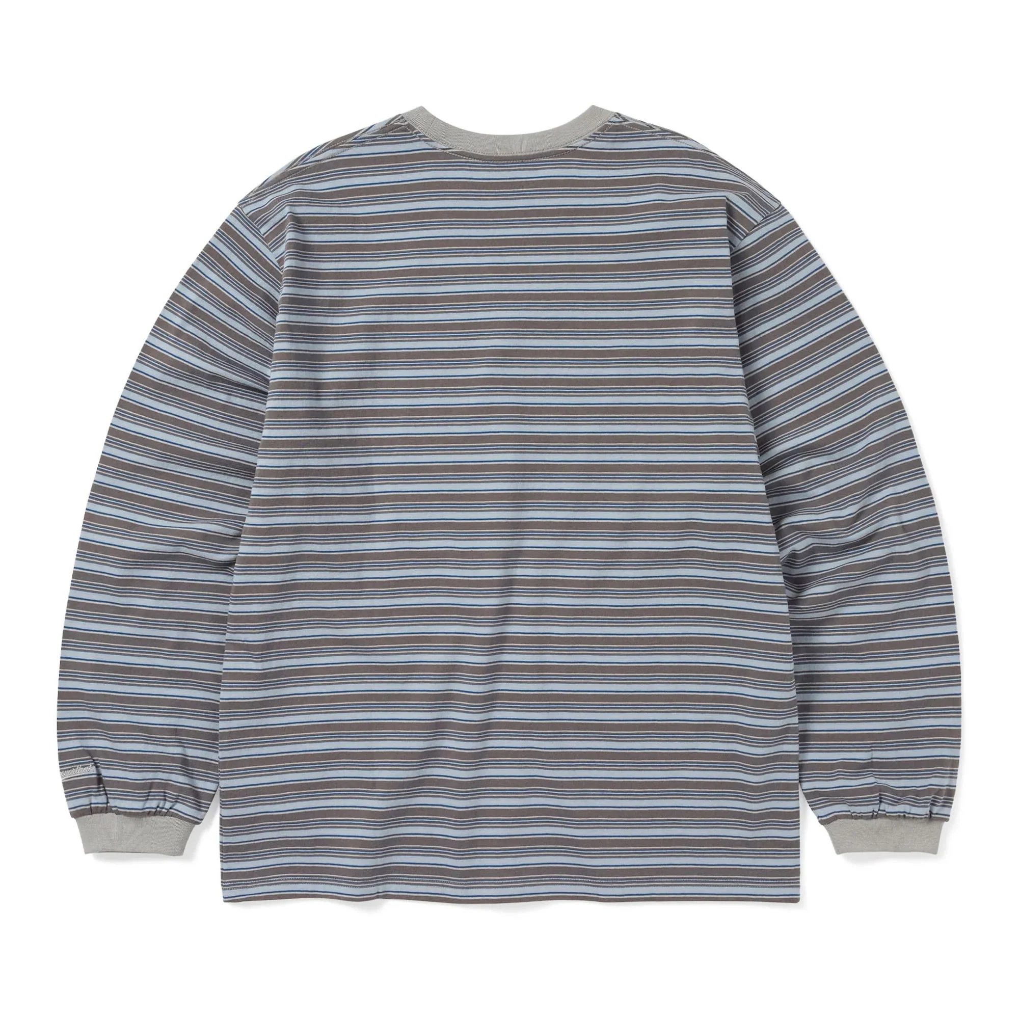 Striped L/S Tee - Brown - Image 2