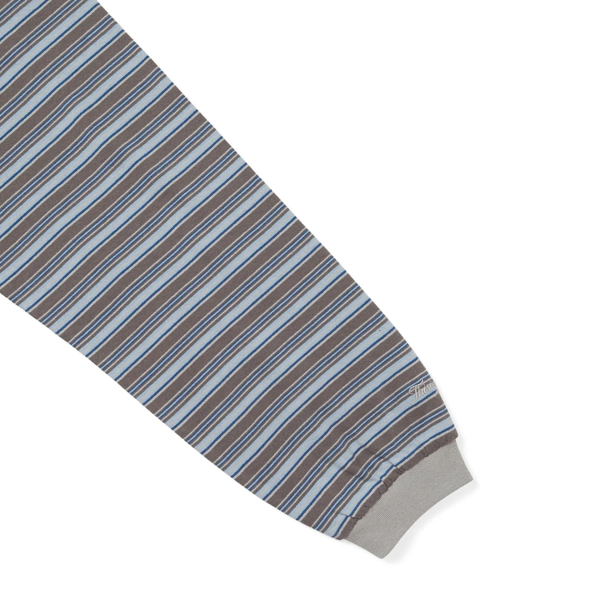 Striped L/S Tee - Brown - Image 4