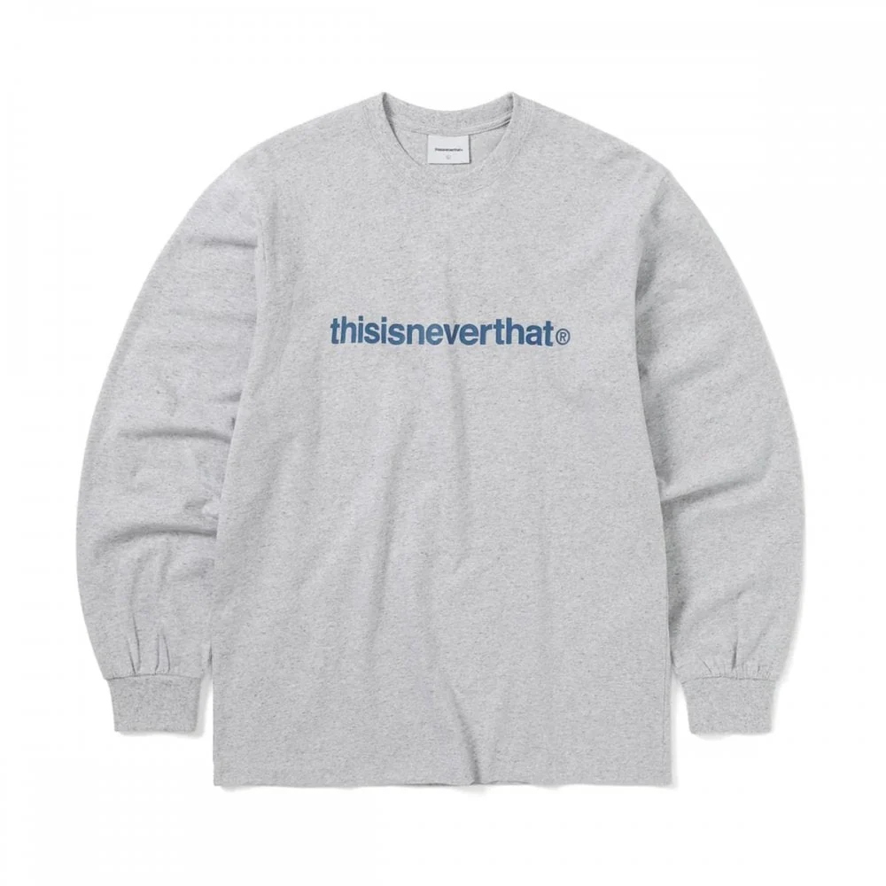 T-Logo L/S Tee - Grey Heather