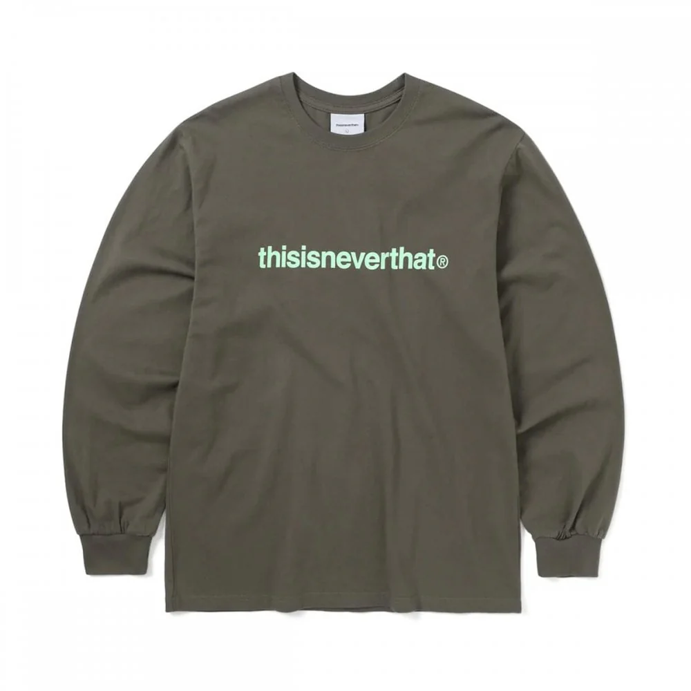 T-Logo L/S Tee - Mocha