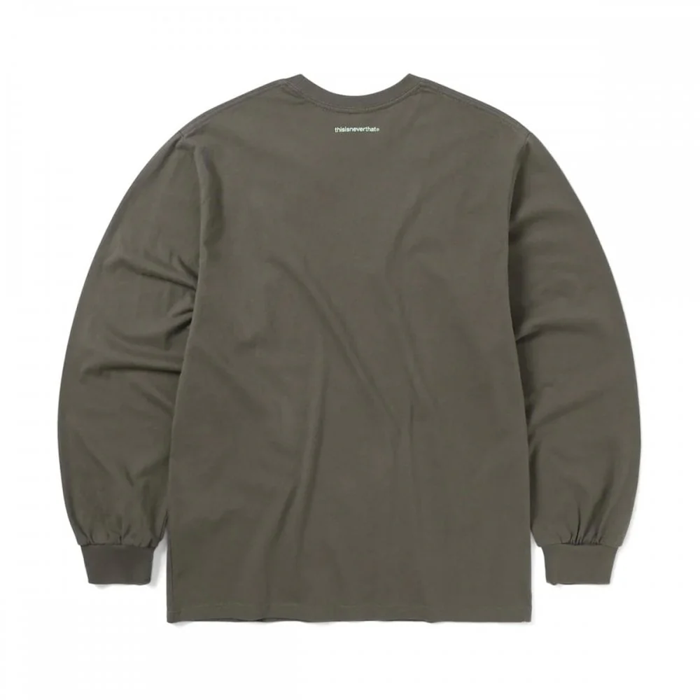 T-Logo L/S Tee - Mocha - Image 3