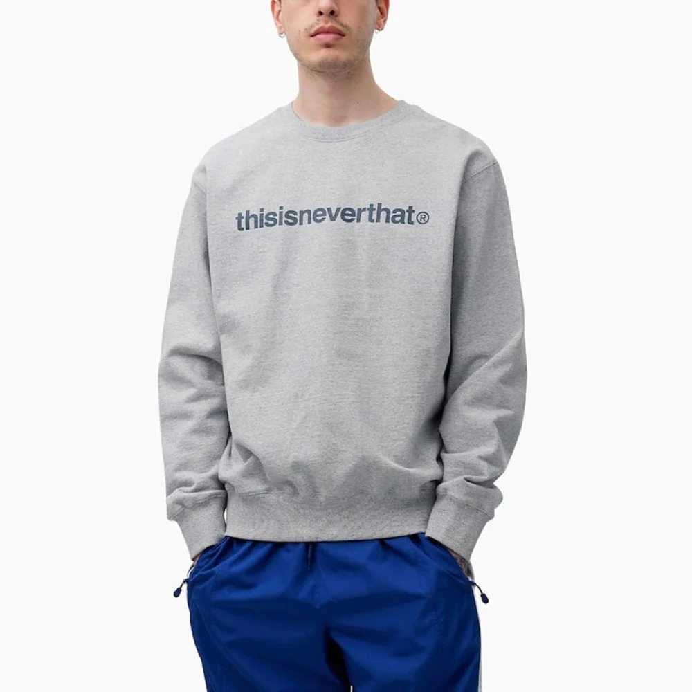 T-Logo LT Crewneck - Grey Heather - Image 2