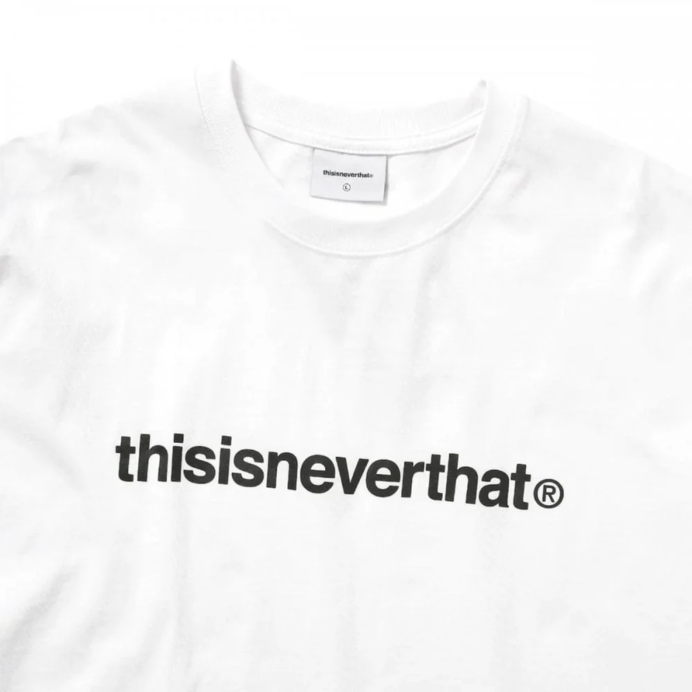 T-Logo Tee - White - Image 4