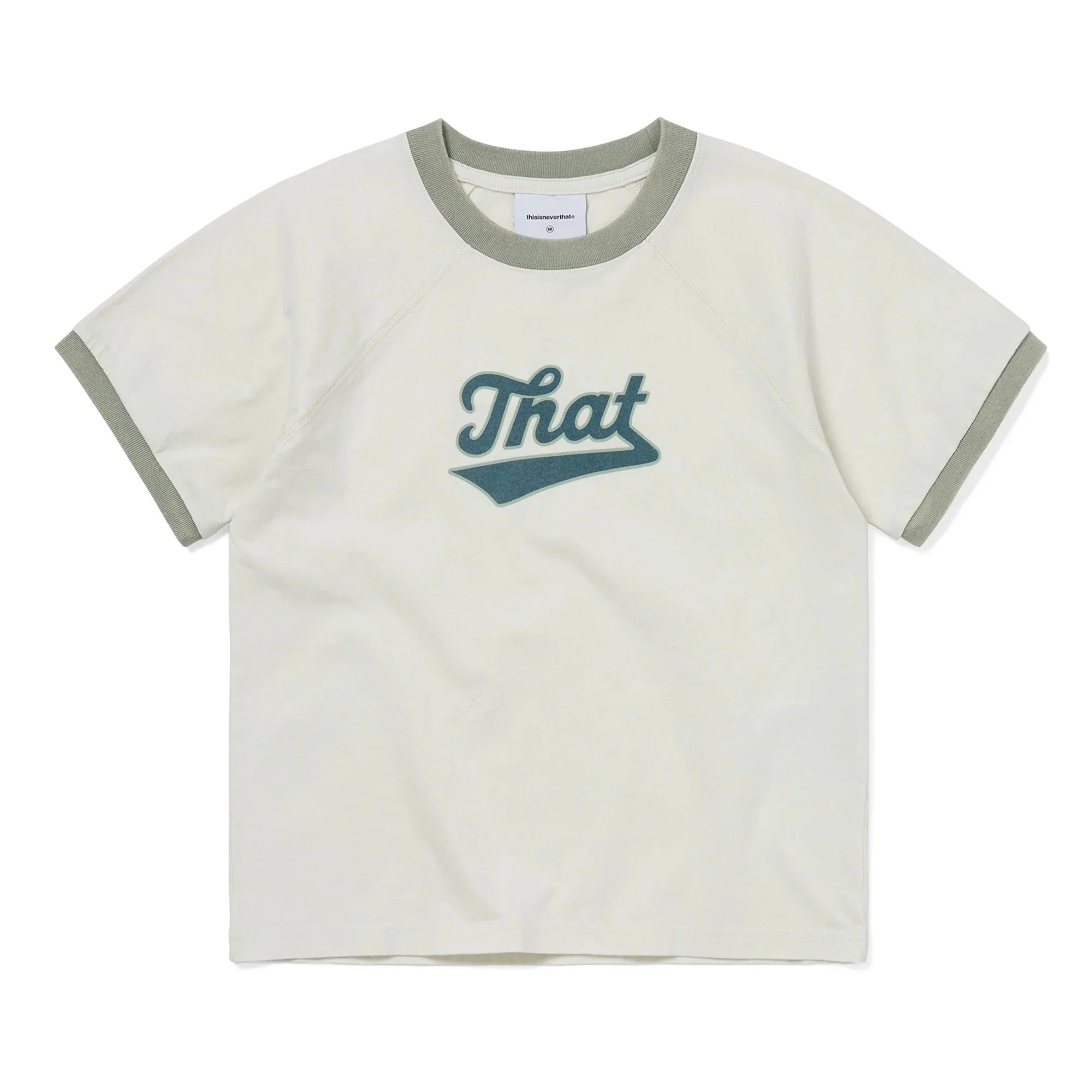 Women's Faded Raglan W Tee - Yellow Green