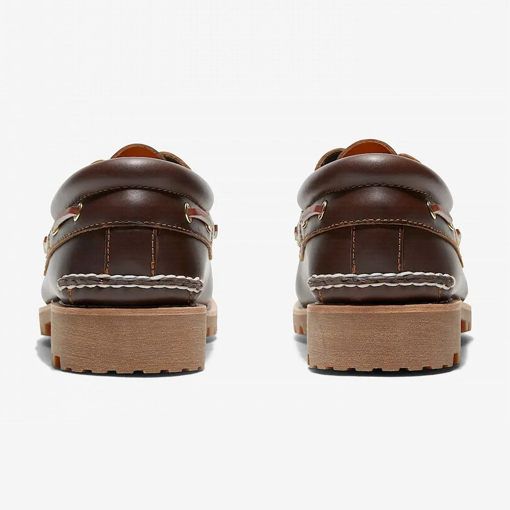 Authentic Handsewn Boat Shoe - Brown - Image 5