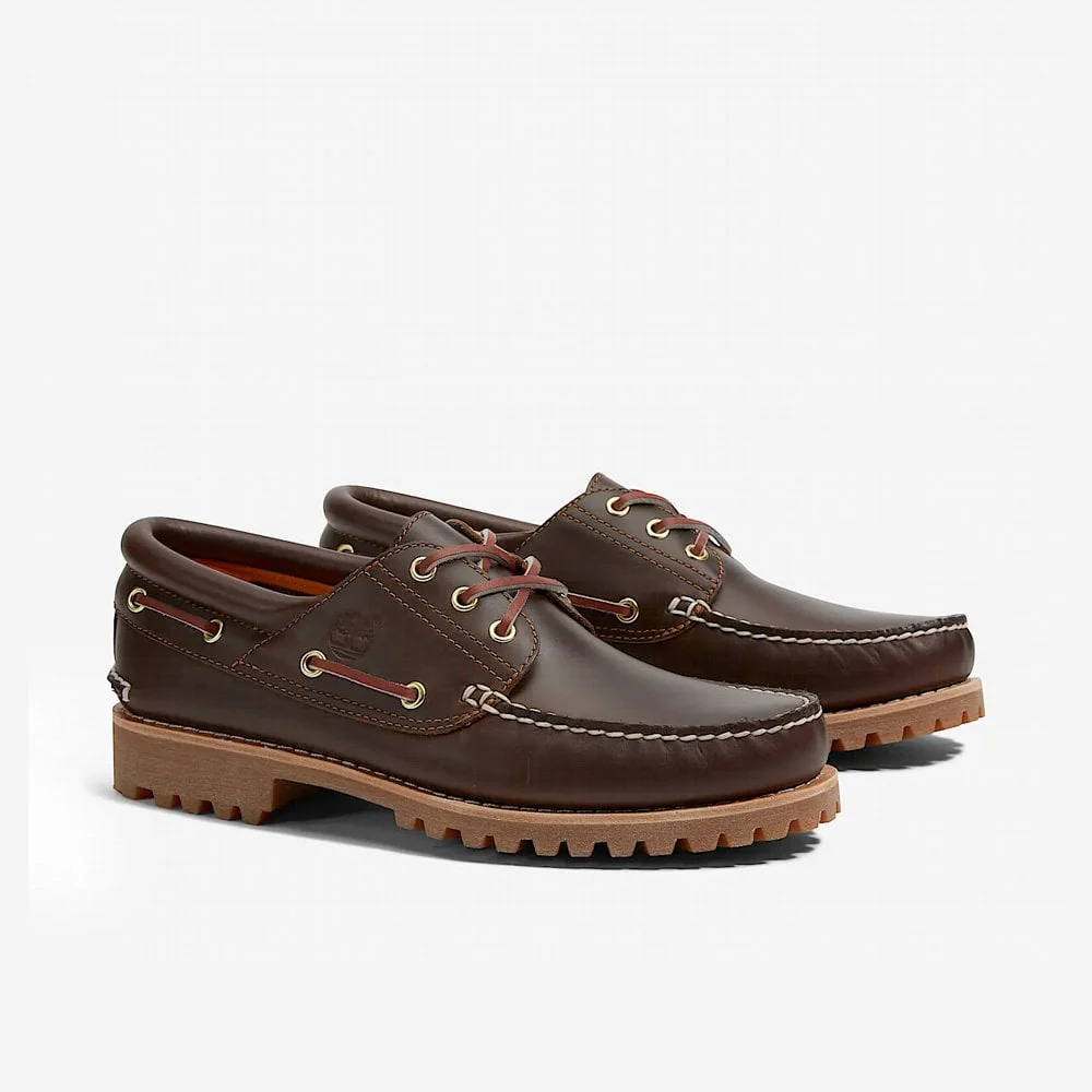 Authentic Handsewn Boat Shoe - Brown - Image 6