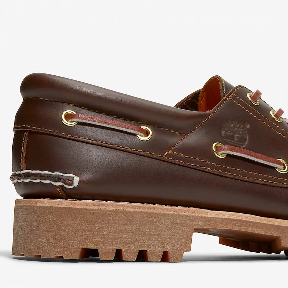 Authentic Handsewn Boat Shoe - Brown - Image 8