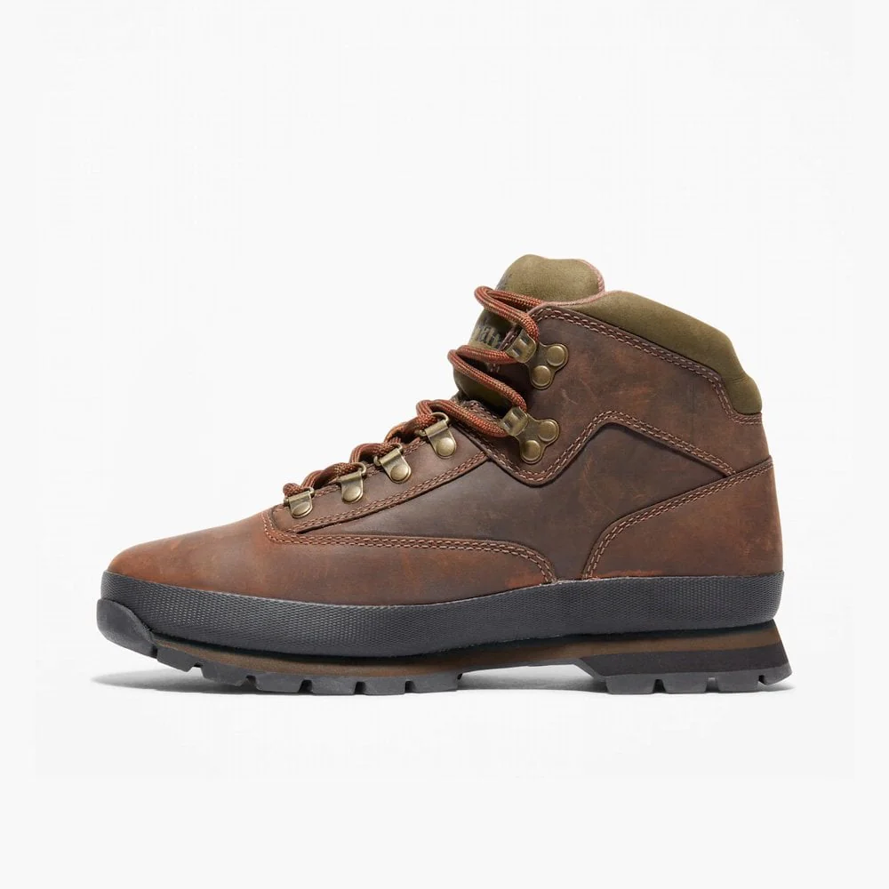 Euro Hiker Mid Lace Boot - Brown - Image 2