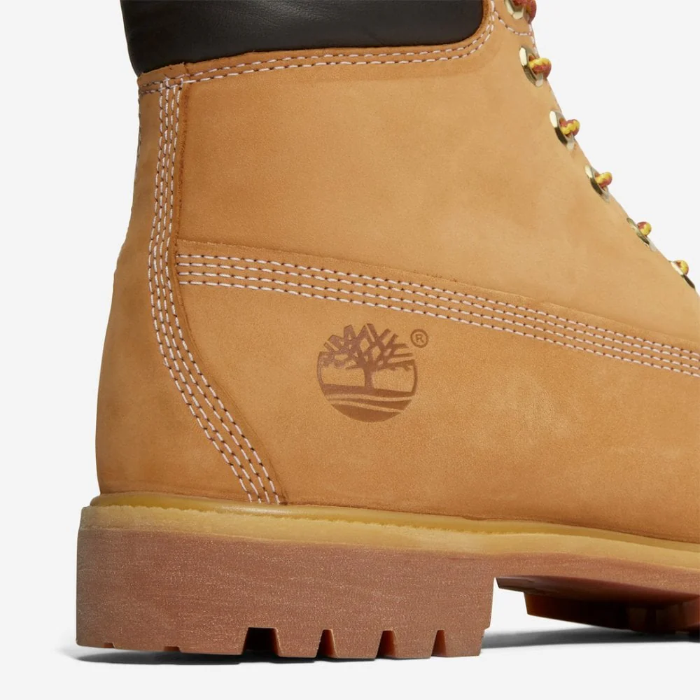 Premium 6-inch Lace Up Waterproof Boot - Wheat - Image 8