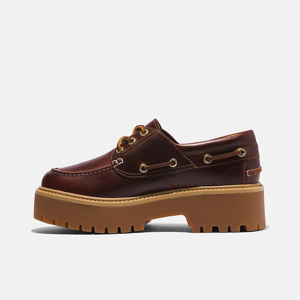 Women's Stone Street Boat Shoe - Root Beer - Image 2