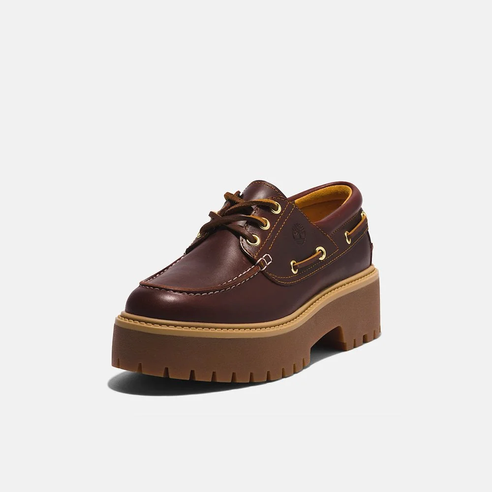 Women's Stone Street Boat Shoe - Root Beer - Image 7