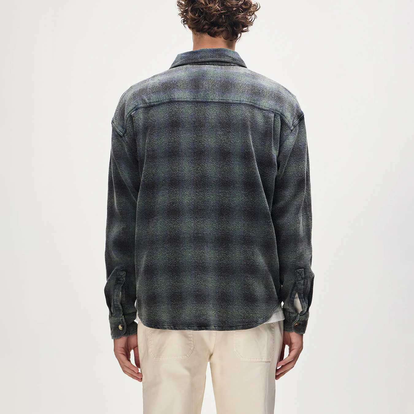 Too Busy To Work Check Shirt - Black Check - Image 3