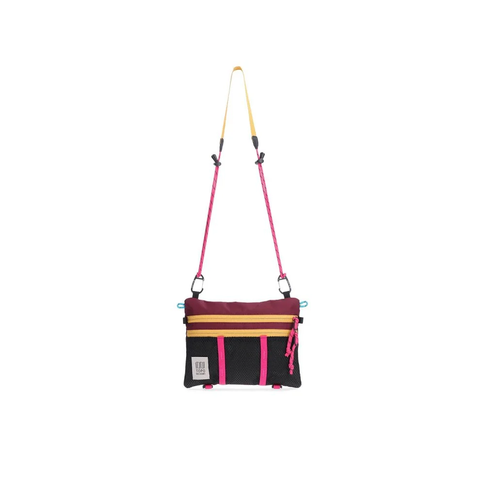 Mountain Accessory Shoulder Bag - Olive / Burgundy - Image 3