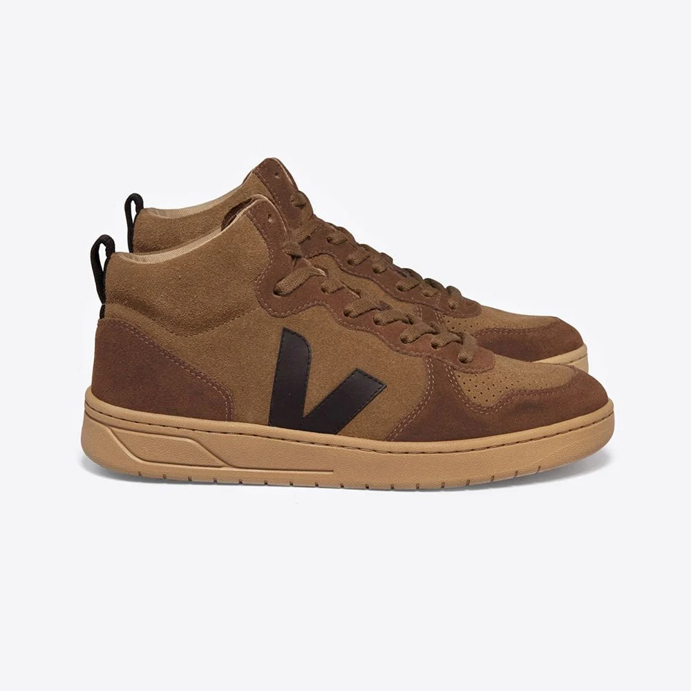 Women's V15 Suede Brown Black