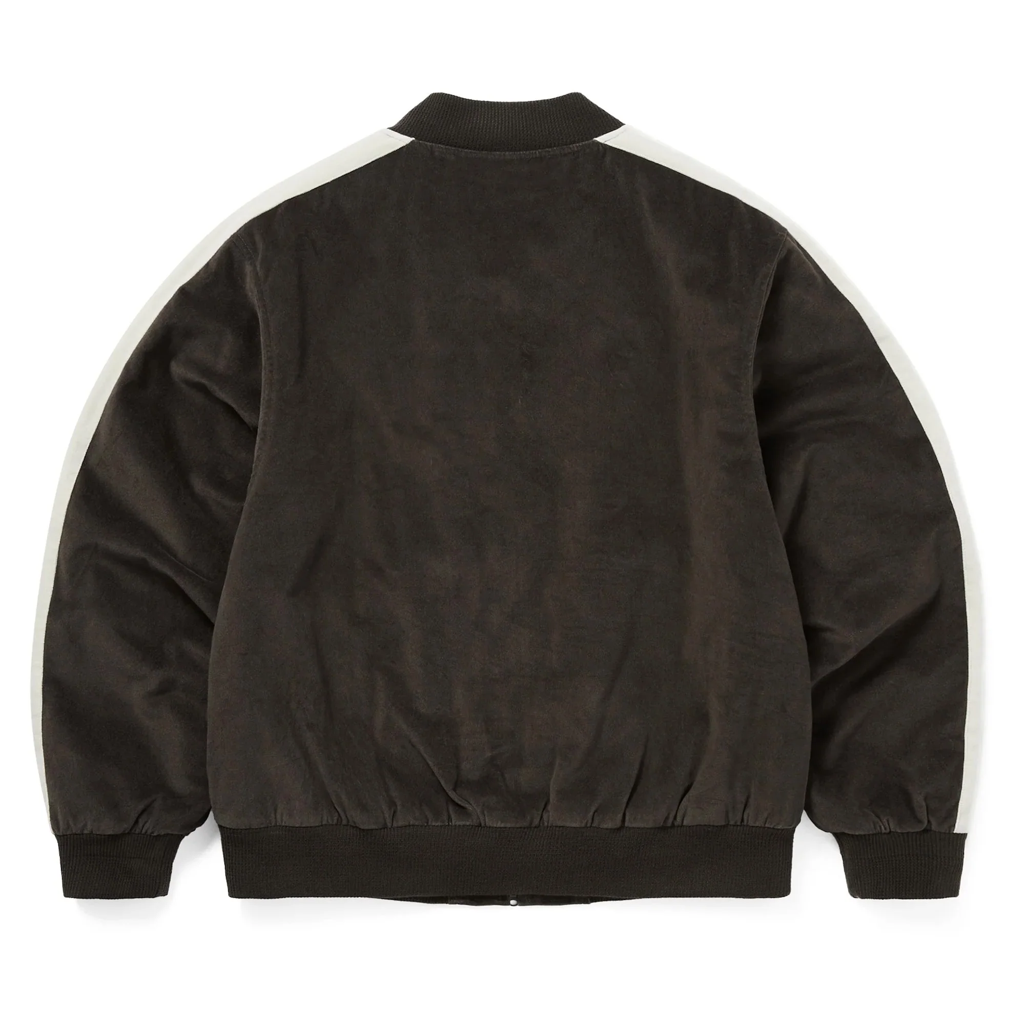 Velvet Track Jacket - Brown - Image 2