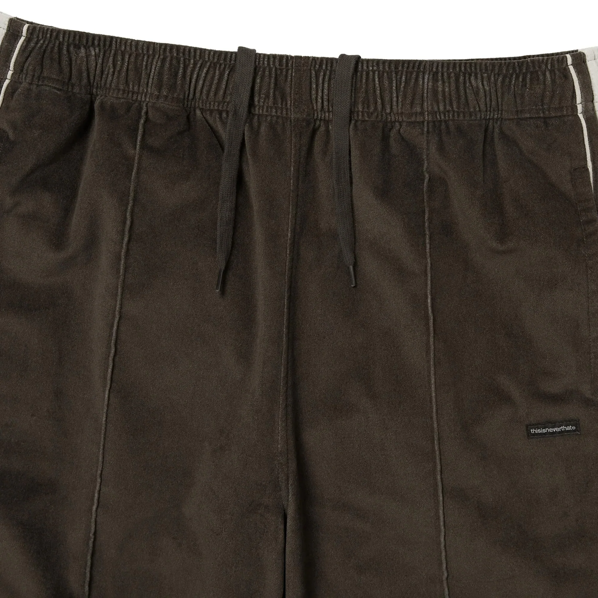 Velvet Track Pant - Brown - Image 3