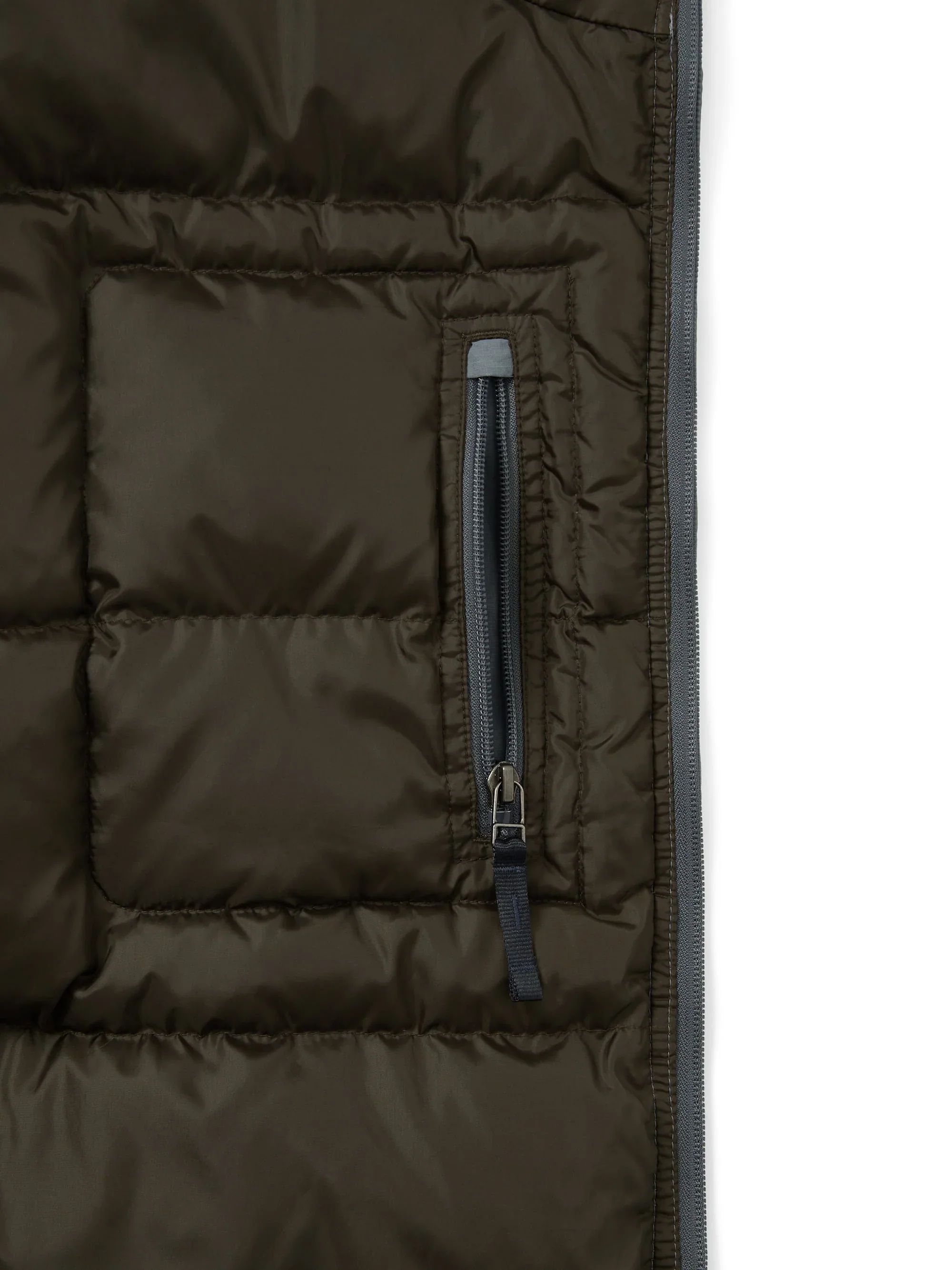 Washed Down Puffer Jacket - Slate - Image 6