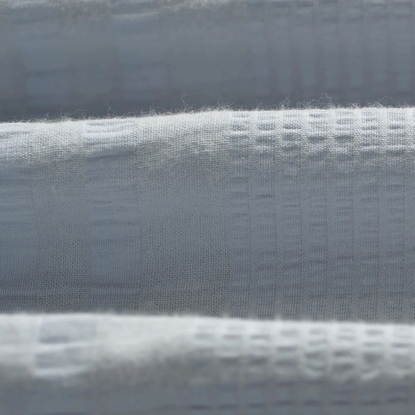 Didcot SS Shirt, Double Weave Seersucker - Blue - Image 4