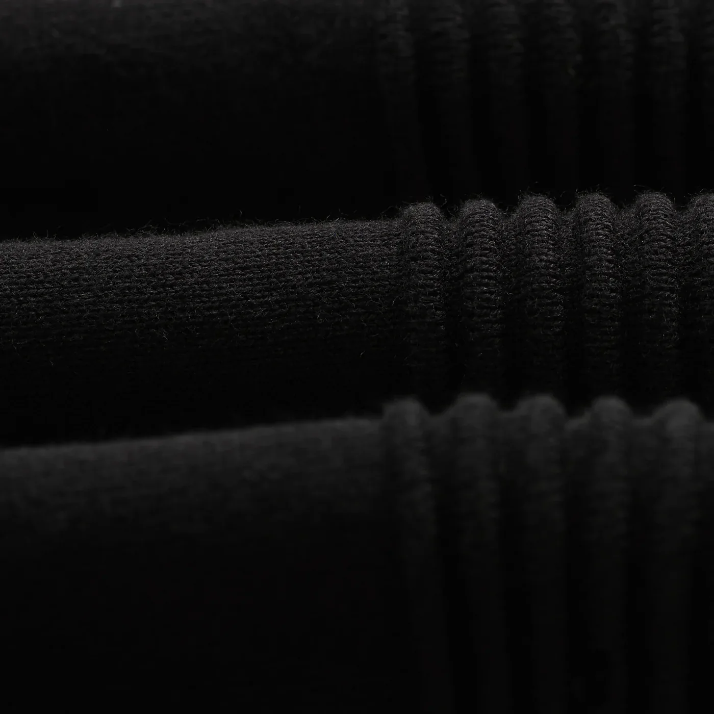 Lennox Zip Polo, Milano Ripple Stripe - Black - Image 5