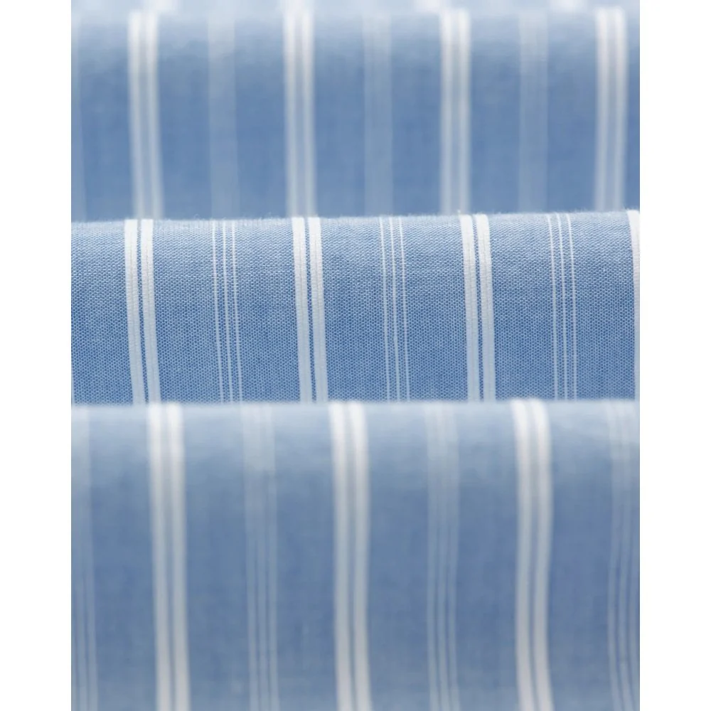 Rove LS Shirt, Cotton Poplin - Blue Stripe - Image 7