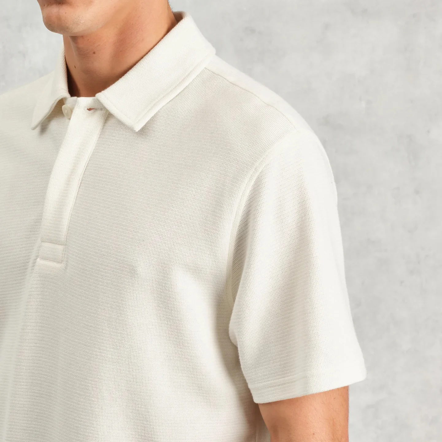 Shore SS Polo - Ecru - Image 4