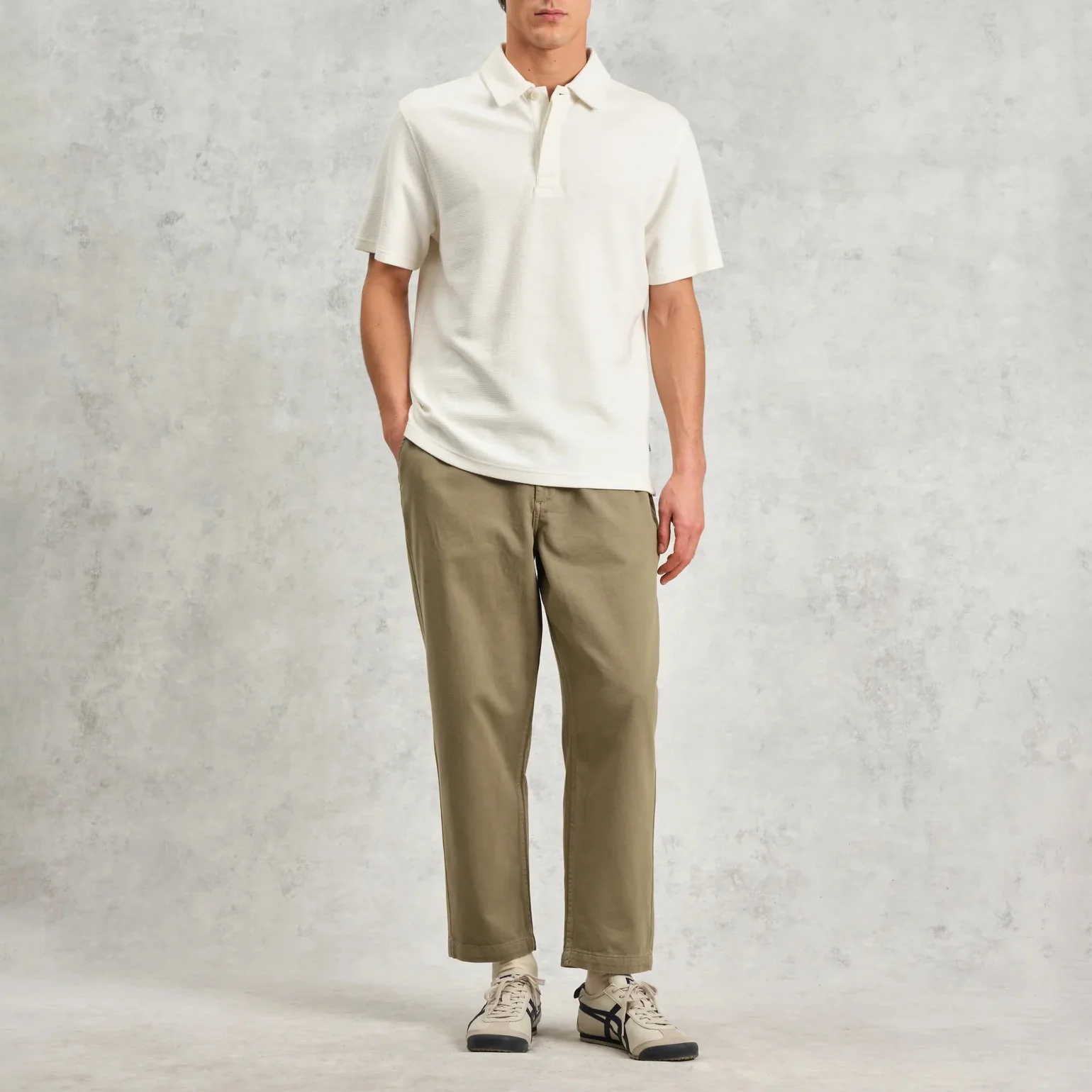 Shore SS Polo - Ecru - Image 6