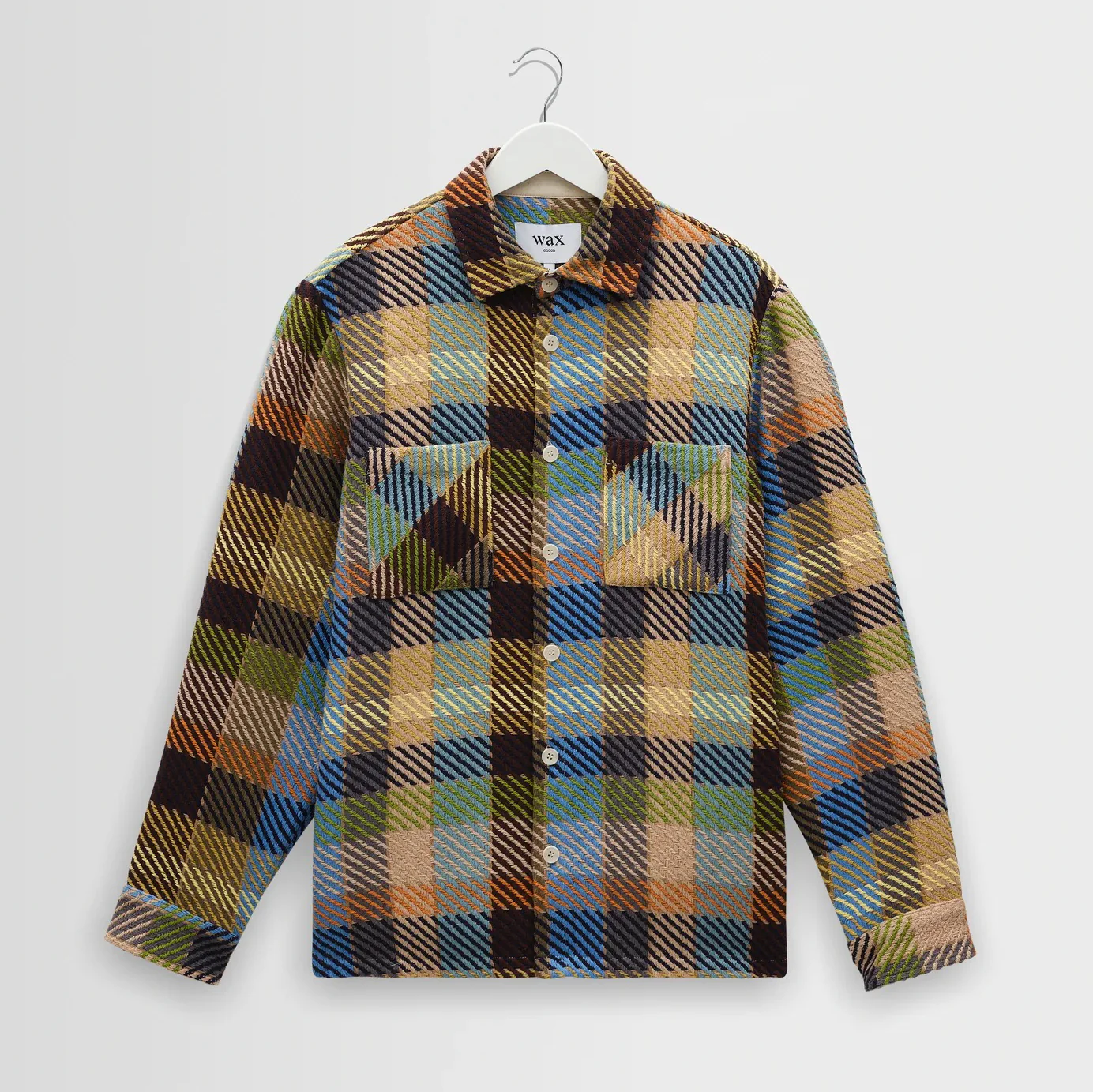 Whiting Overshirt, Pike Check - Khaki / Multi