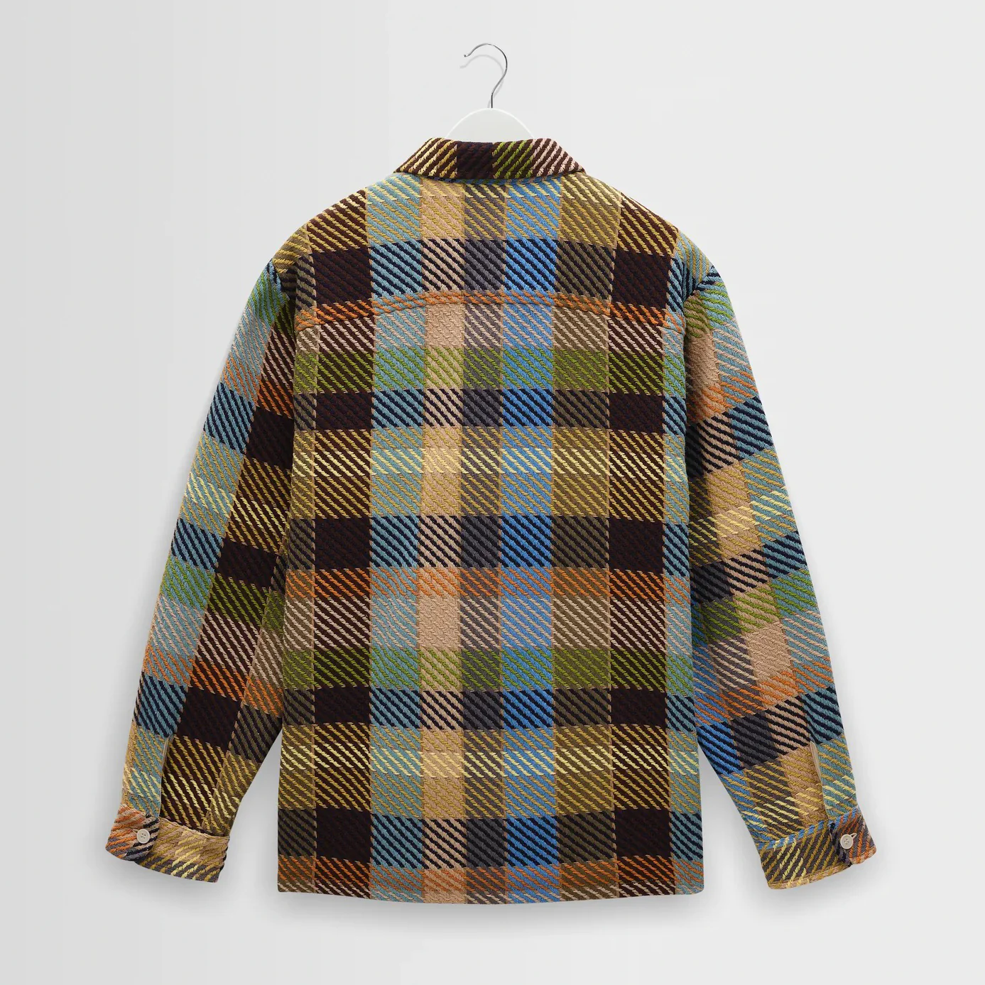 Whiting Overshirt, Pike Check - Khaki / Multi - Image 2