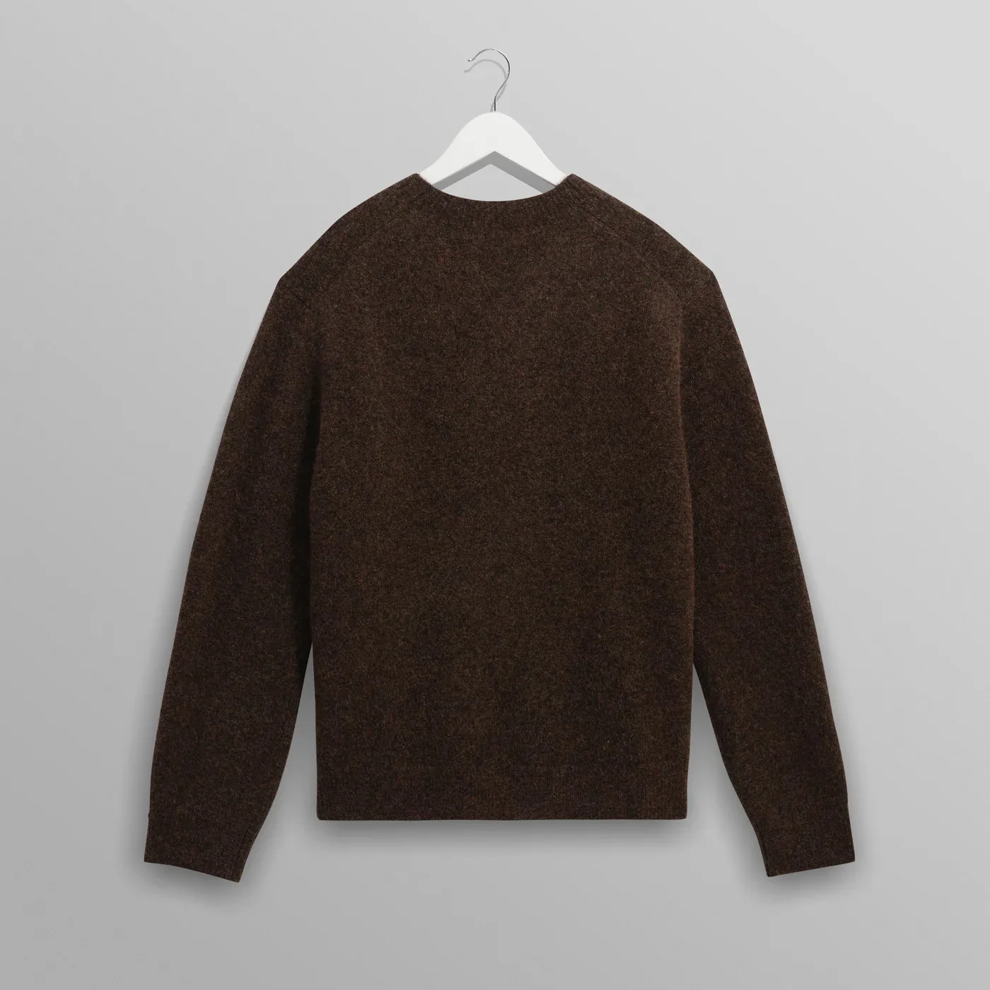 Wilde Crew Fluffy Wool Crewneck - Brown - Image 4