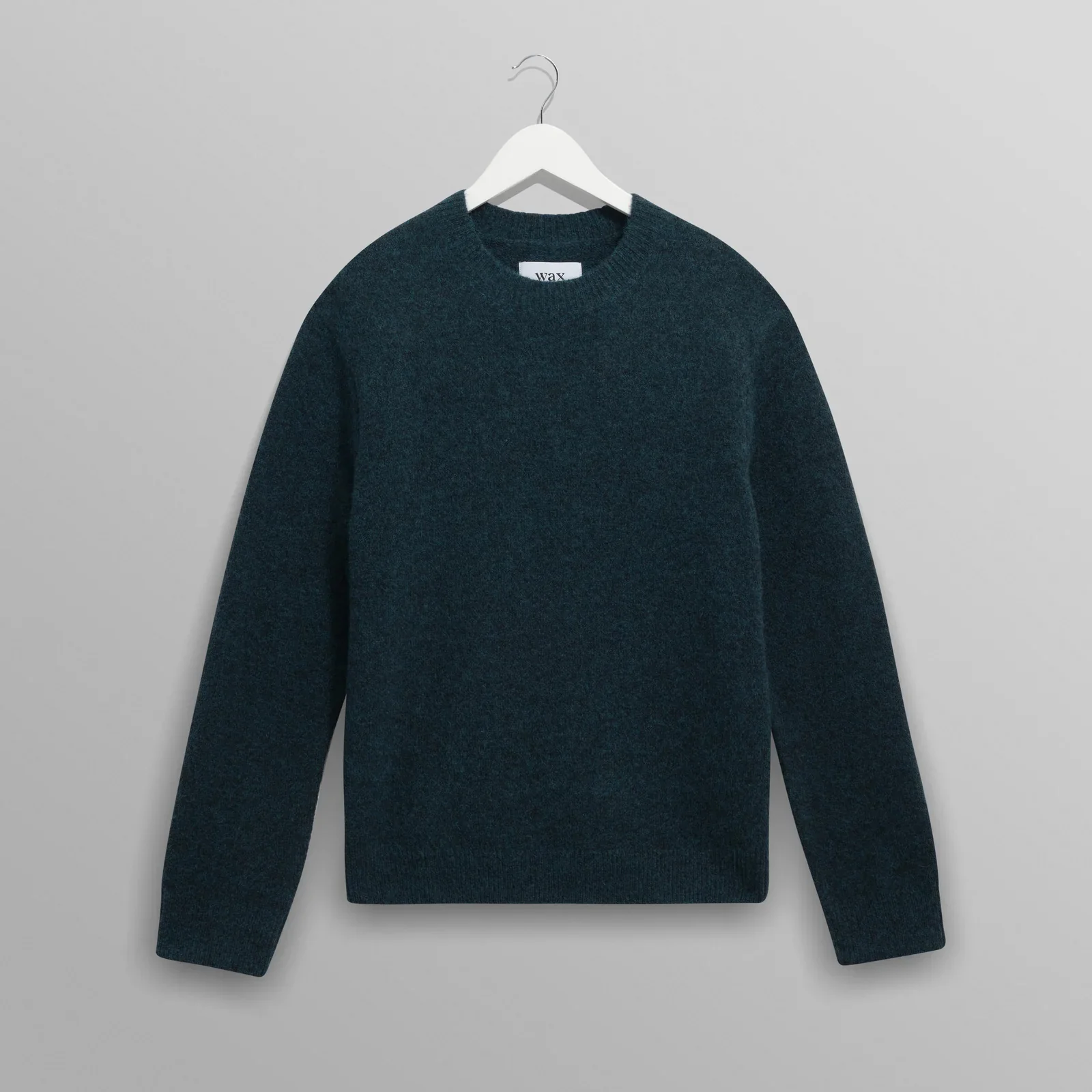 Wilde Crew Fluffy Wool Crewneck - Teal