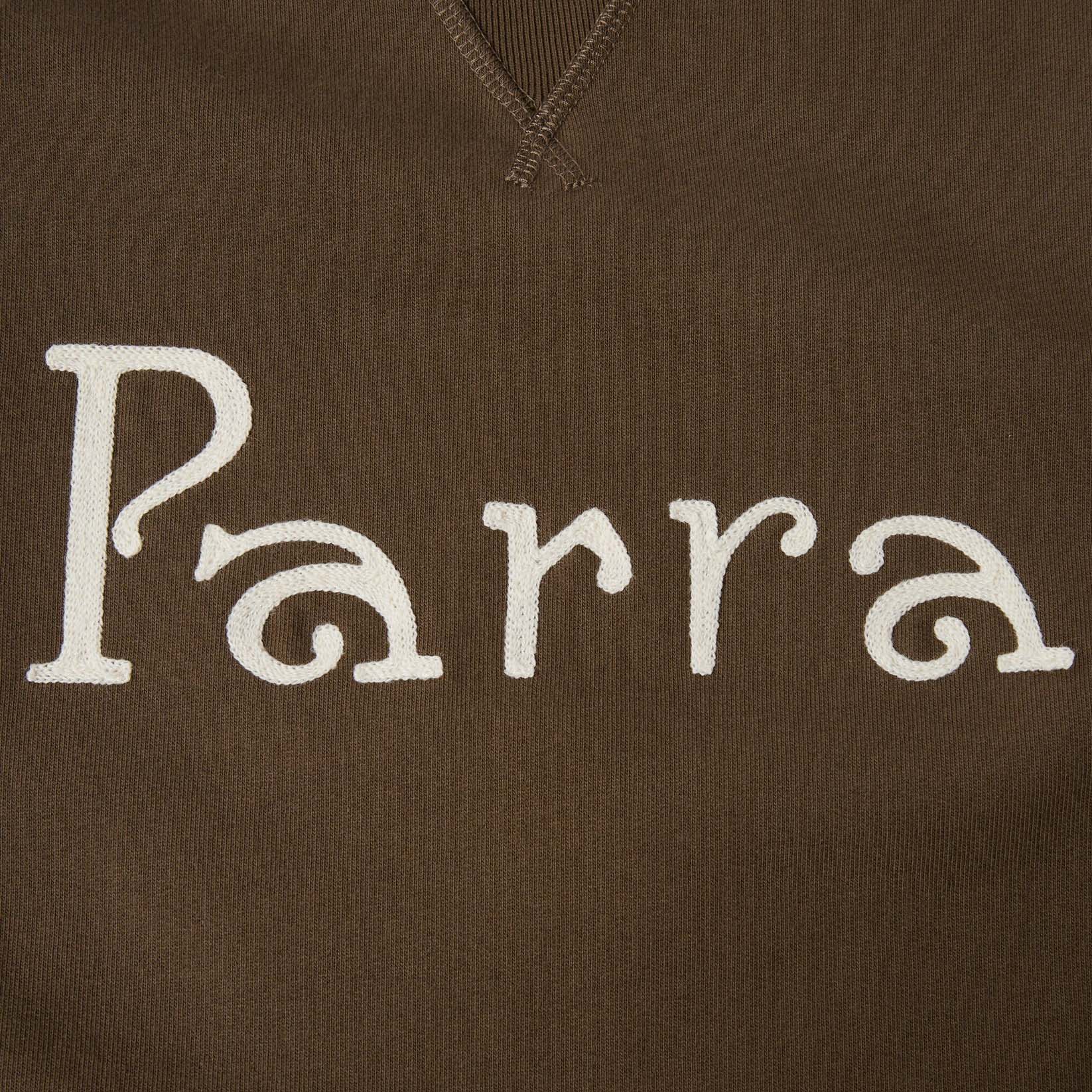 Weird Trad Logo Crewneck Sweatshirt - Brown - Image 2