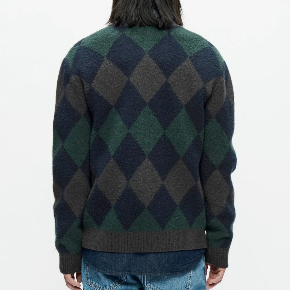 WWJan Pullover Sweater - Green Gables Check - Image 3