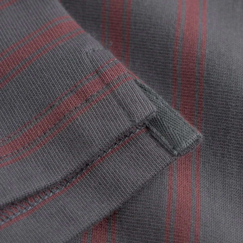WWLandon Polo Shirt - Black Sand Stripe - Image 6