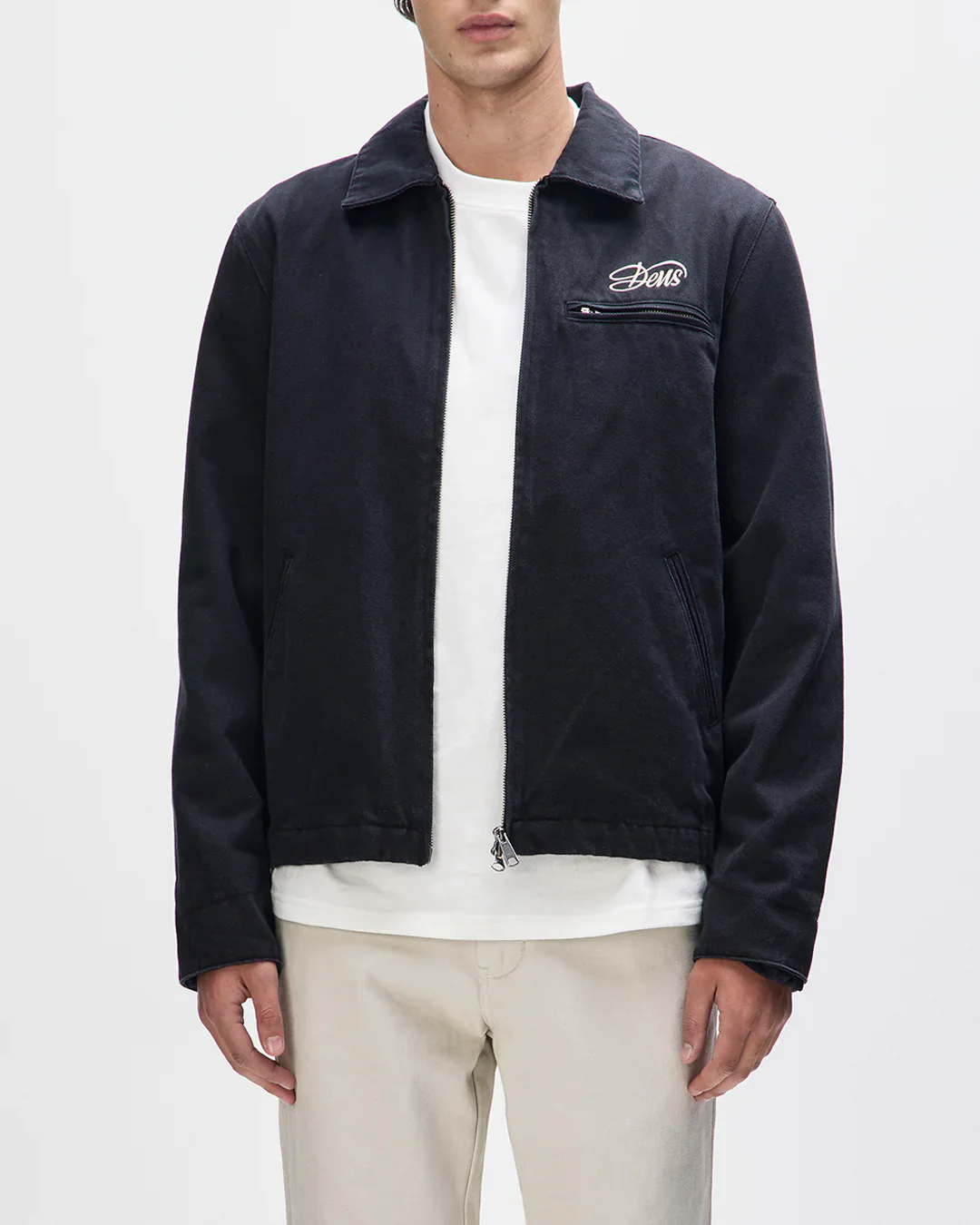 Workwear Overdye Jacket - Anthracite - Image 2