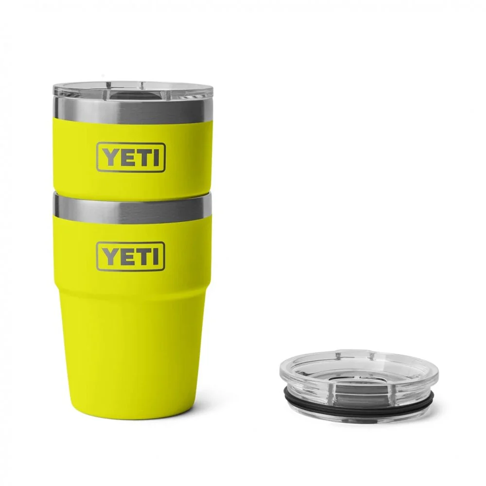 Rambler® 16 Oz (473 Ml) Stackable Cup - Firefly Yellow - Image 4