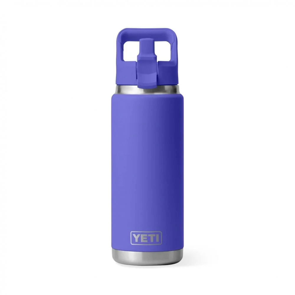 Rambler™ 26oz Bottle, Straw Cap - Ultra Marine Violet - Image 2