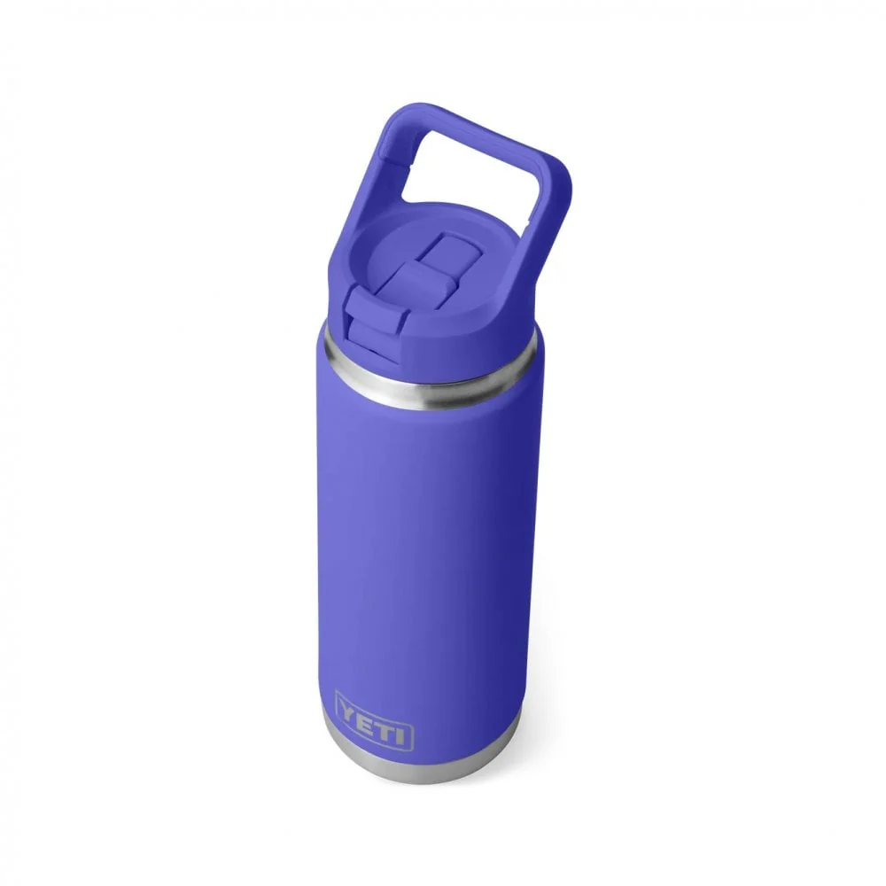 Rambler™ 26oz Bottle, Straw Cap - Ultra Marine Violet - Image 4